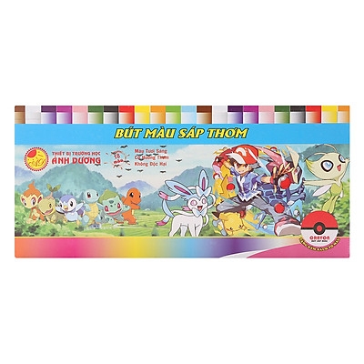 Bút màu sáp thơm Ánh Dương - 18 màu AD 077-2