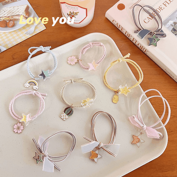 Cột tóc thun charm (5c/b)