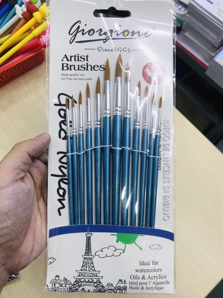 Bộ cọ vẽ 12 cây Giorgione 818