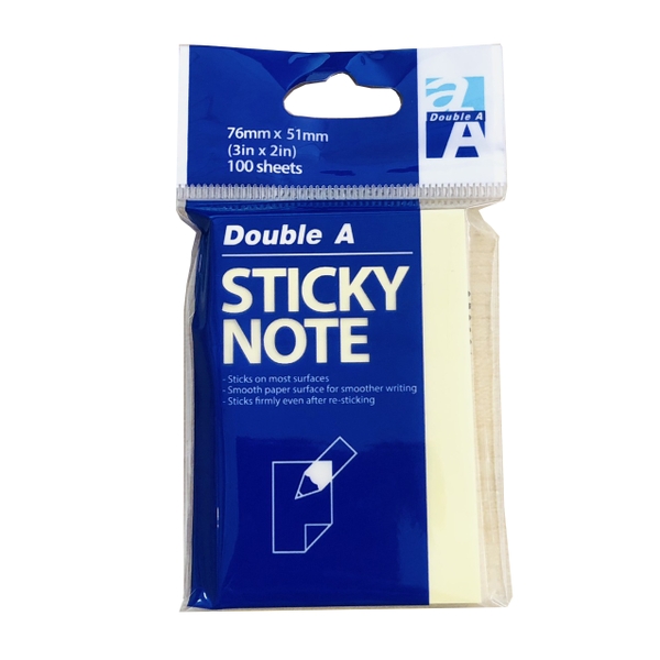 Giấy note (ghi chú) 3x2 Double A