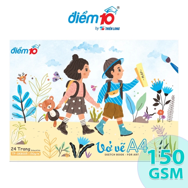 Vở vẽ Sketch Thiên Long SKB005 - 24 trang - 150gsm