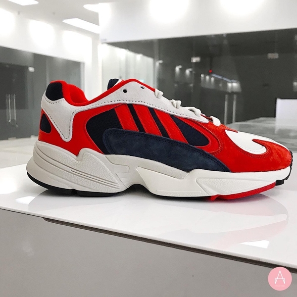 [B37615] M ADIDAS YUNG-1 WHITE RED