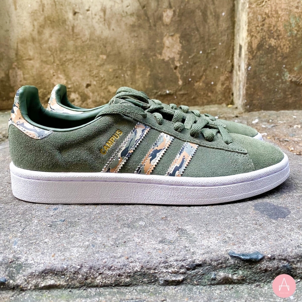 [AQ1217] K ADIDAS CAMPUS BASE CAMO GREEN