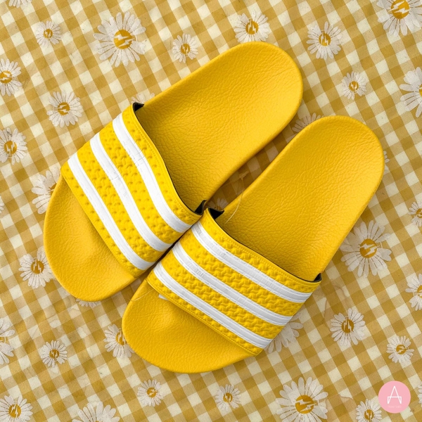 [EG5007] W ADIDAS ADILETTE YELLOW