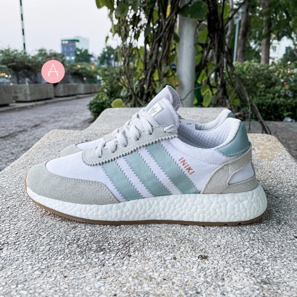 [BY9092] W ADIDAS INIKI RUNNER WHITE BLUE