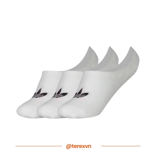 [FM0676] ADIDAS SOCKS LOW CUT SOCK 3P 'WHITE'