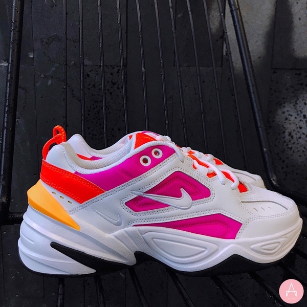 [AO3108-104] W NIKE M2K TEKNO WHITE PINK ORANGE