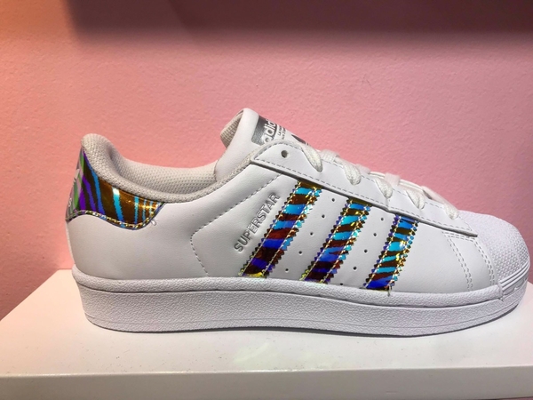 [AC7053] K ADIDAS SUPERSTAR ZEBRA HOLOGRAM