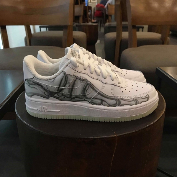 [BQ7541-100] M NIKE AIR FORCE 1 SKELETON QS