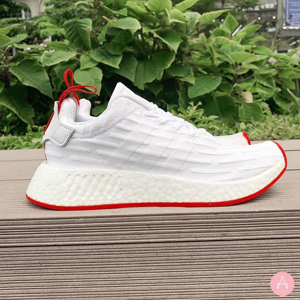 [BA7253] M ADIDAS NMD R2 WHITE RED