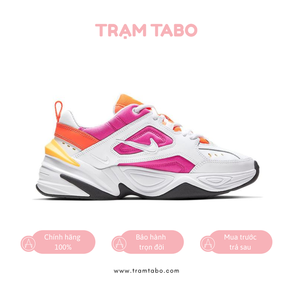 [AO3108-104] W NIKE M2K TEKNO WHITE PINK ORANGE