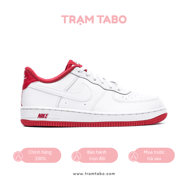 [CD0884-101] M NIKE AIR FORCE 1 LOW WHITE UNIVERSITY RED