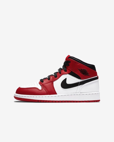 [554725-173] K JORDAN 1 MID CHICAGO 2020 RED/BLACK