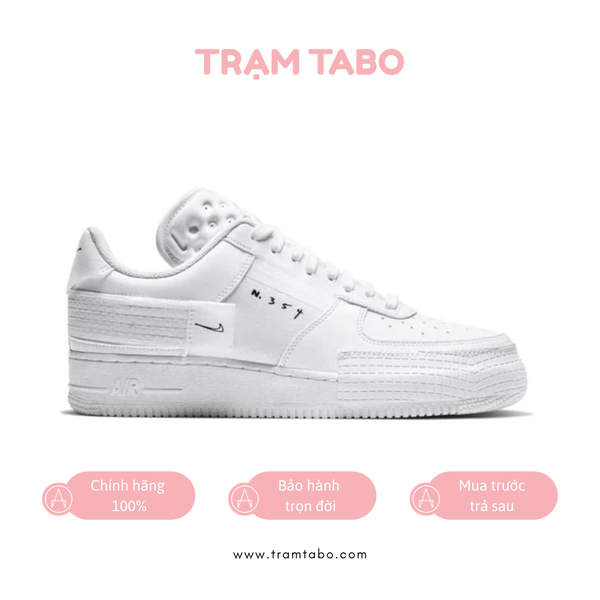 [CT2584-100] W NIKE AIR FORCE 1 TYPE 2 TRIPLE WHITE