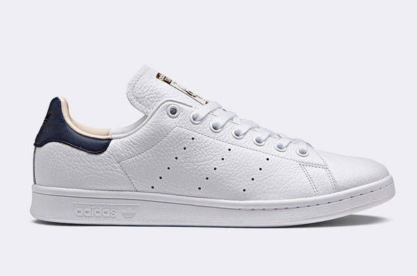 [CQ2201] M ADIDAS STAN SMITH NAVY GOLD LEATHER
