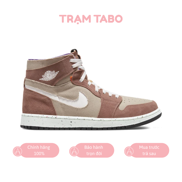 [CT0978-201] M JORDAN 1 HIGH ZOOM AIR CMFT 'FOSSILSTONE/ROSE'