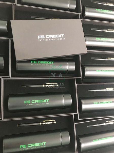 bộ quà tặng bút bi kim loại