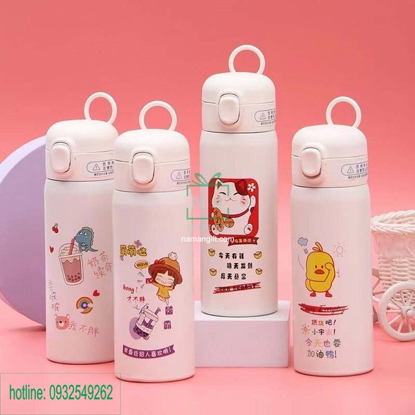 bình giữ nhiệt có ống hút