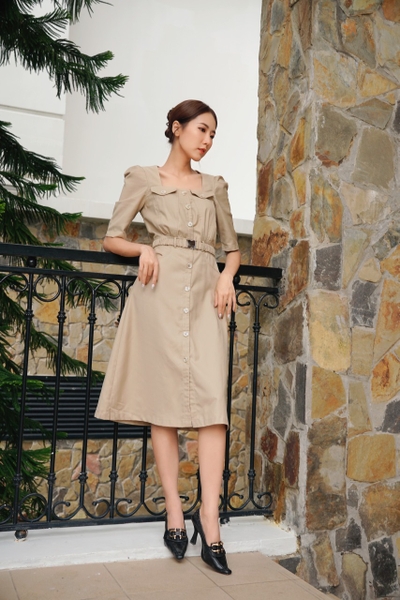 Anna dress - Beige