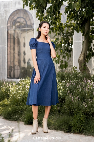 Lily denim dress