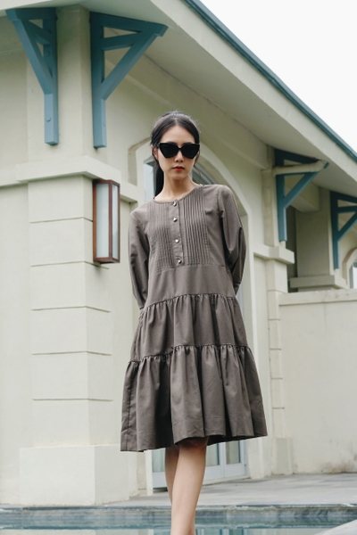 Ginny dress - Brown