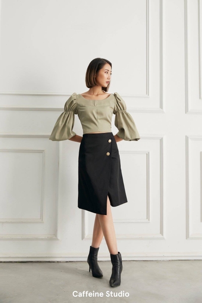 Midi skirt 2 button