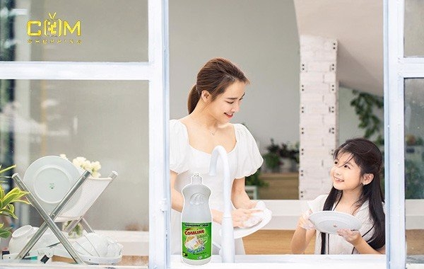 Nước rửa chén comline an toàn bảo vệ da