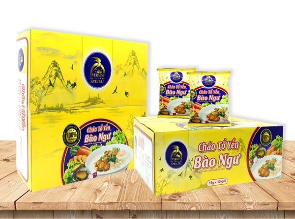 thùng cháo tổ yến bào ngư 30 gói