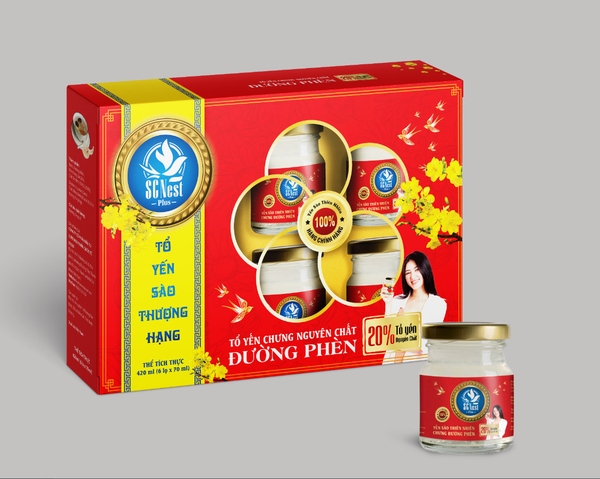 Yến Sào SCNEST WE.01 Bắp tự nhiên 20% (Hộp 6*70ml) - HÀNG SẮP VỀ