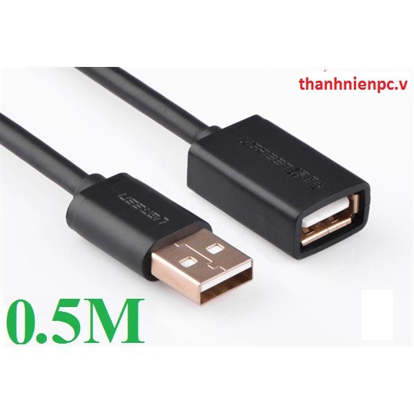 cap-usb-2-0-noi-dai-0-5m-chinh-hang-ugreen-ug-10313-cao-cap