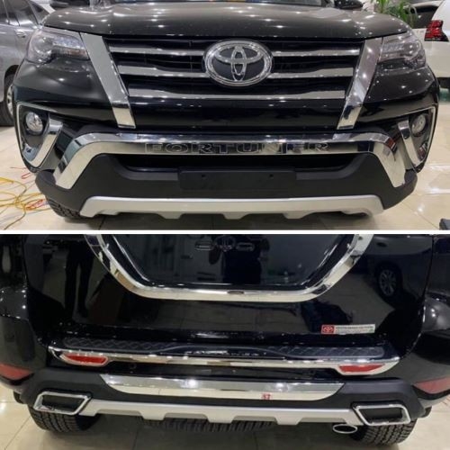 Phụ kiện toyota fortuner - ốp cản trước, sau