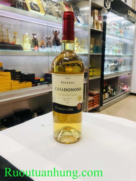 Rượu vang Casadonoso - Reserva - Sauvignon Blanc - dung tích 750ml