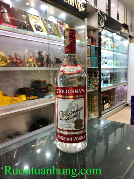 Vodka Stolichnaya - dung tích 1 lít