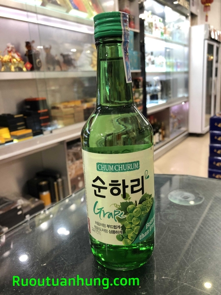 Soju Chumchurum Grape - vị nho xanh - dung tích 360ml