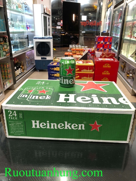 Bia Heineken - Hà Lan - lon dung tích 330ml