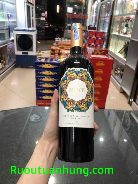 Rượu vang Moye - Cabernet Sauvignon - Merlot- dung tích 750ml