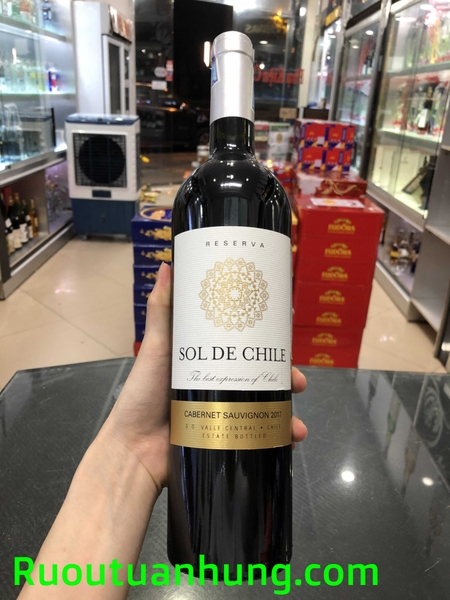 Rượu vang Sol De Chile - Reserva - Cabernet Sauvignon - dung tích 750ml