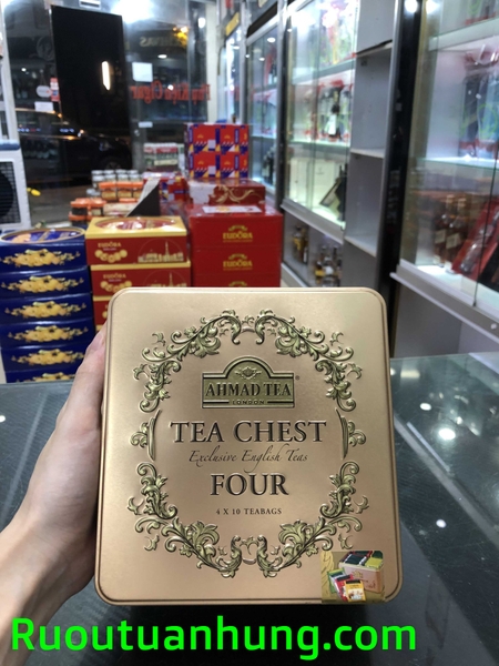 Trà Ahmad Tea Chest 80g hộp thiếc