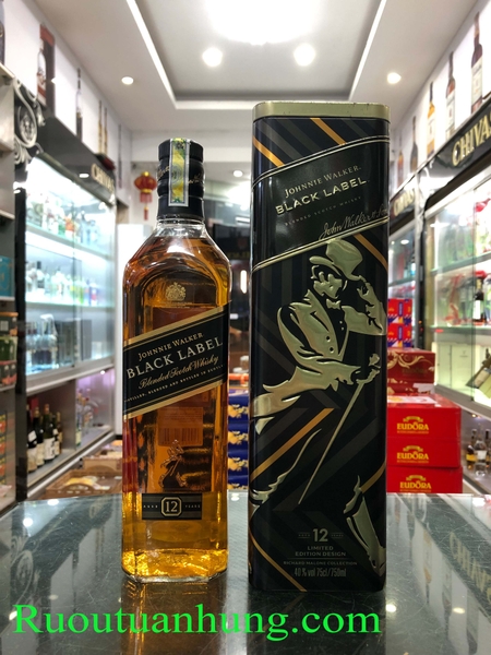 Johnnie Walker Black Label Phiên bản hộp sắt F20 - dung tích 750ml