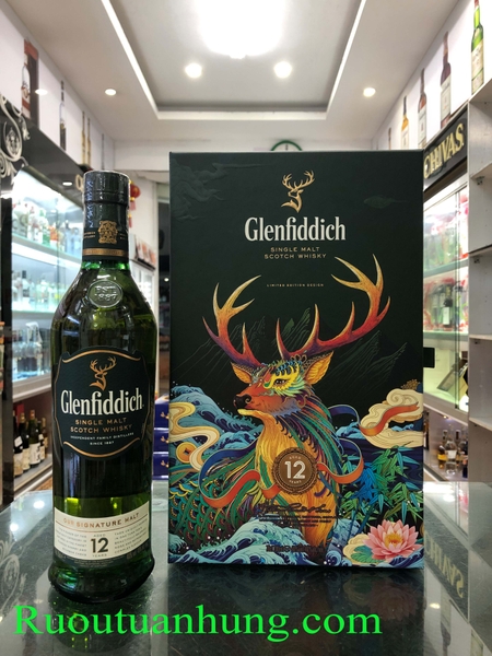 Glenfiddich 12 phiên bản hộp quà F20 - dung tích 700ml