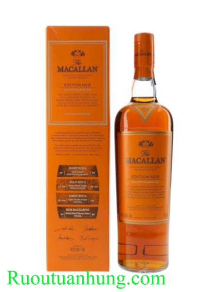 Macallan Edition no 2 - dung tích 700ml