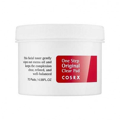 Bông tẩy da chết cho da dầu, mụn Cosrx One Step Original Clear Pad (70ea)