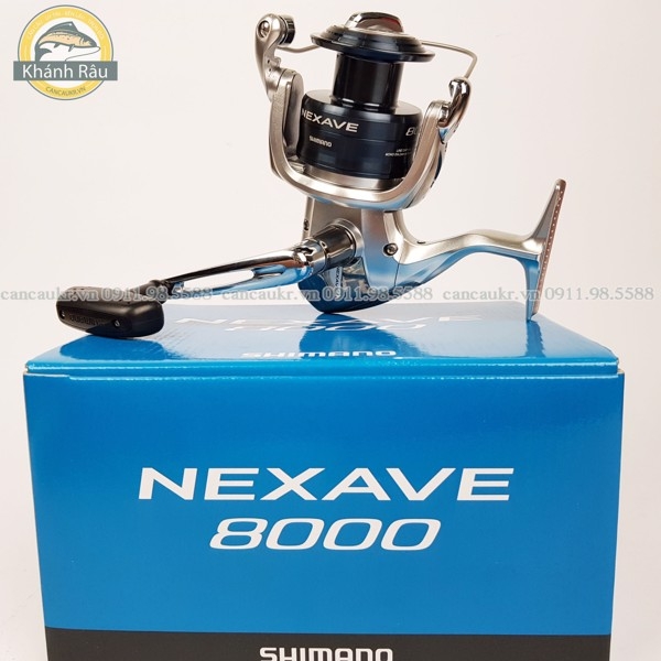 Máy Shimano Nexave 2500HG - C3000HG - C5000HG - 6000 - 8000 Đồ Câu Khánh  Râu