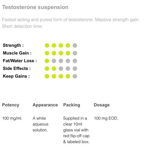 T-Suspension 50 -Testosterone Suspension