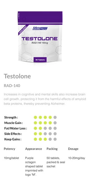 Testolone (RAD 140 10mg) -SARMs 