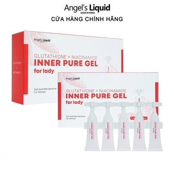 Tinh Chất Làm Hồng Se Khít Vùng Kín Angle's Liquid Glutathione Plus  Niacinamide Inner Pure Gel 2ml x 5 ống May Cosmetic
