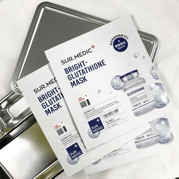super glutathione 100 bright mask Mặt Nạ Sur.Medic+ Super Glutathione 100Tm Bright Mask May Cosmetic