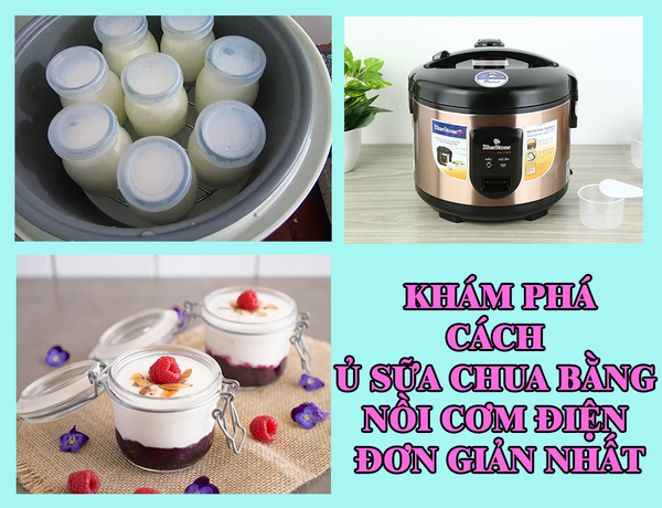 Khám phá cách ủ sữa chua bằng nồi cơm điện đơn giản nhất