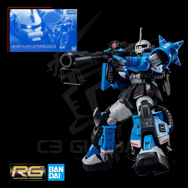 RG 1/144 MS-06R-1A UMA LIGHTNING'S ZAKU II [P-BANDAI]
