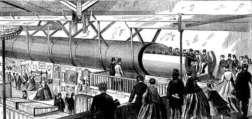 Bản phác thảo ga tàu điện ngầm năm 1869